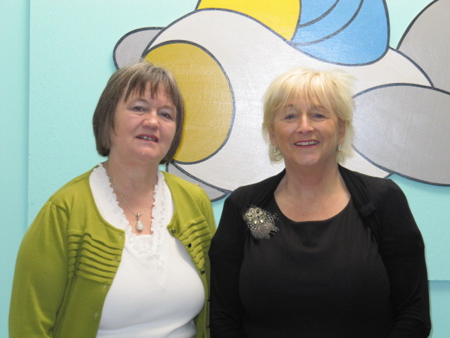 Kay Ingham and Sylvia Kelly, founders of Happy Days Creche